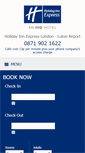 Mobile Screenshot of expresslutonairport.co.uk
